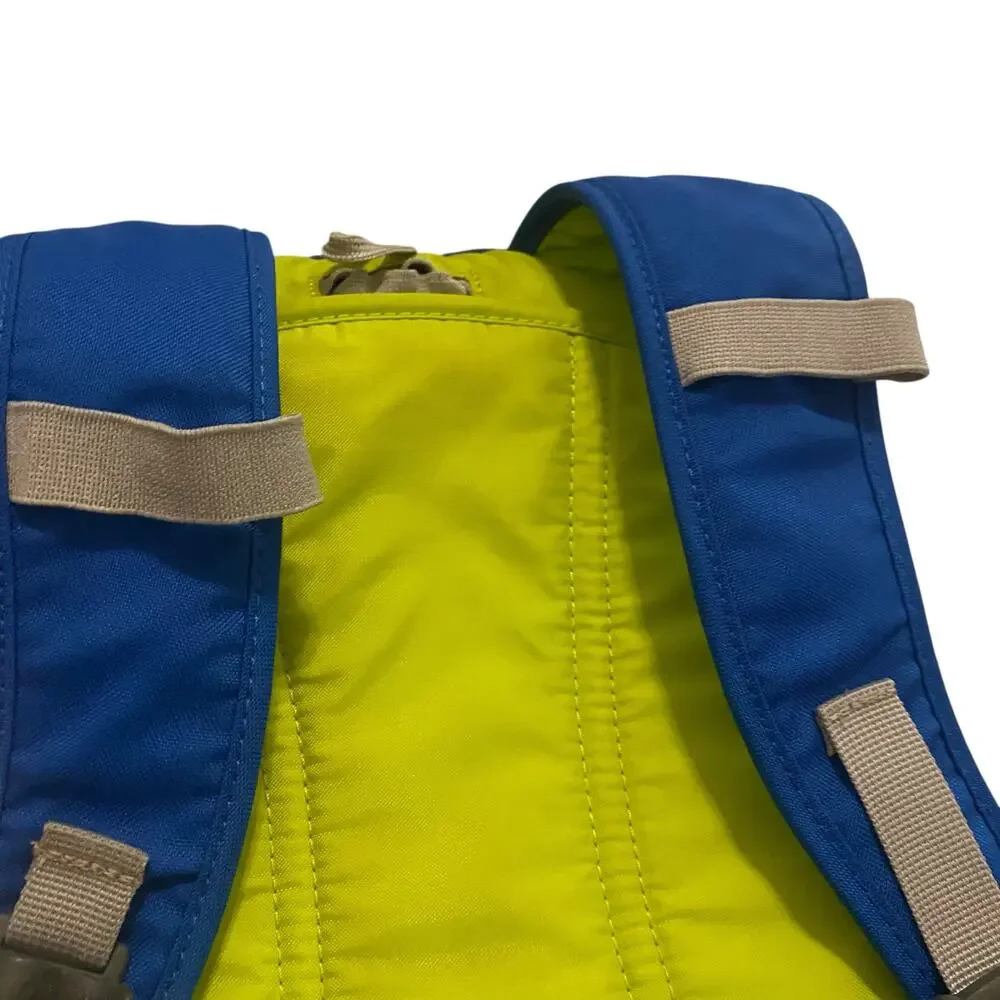 CamelBak Children's Kicker Hydration Backpack in blue and Lime Green High Vis